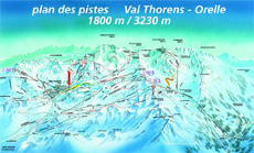 Val Thorens Piste Map Val Thorens Piste Map